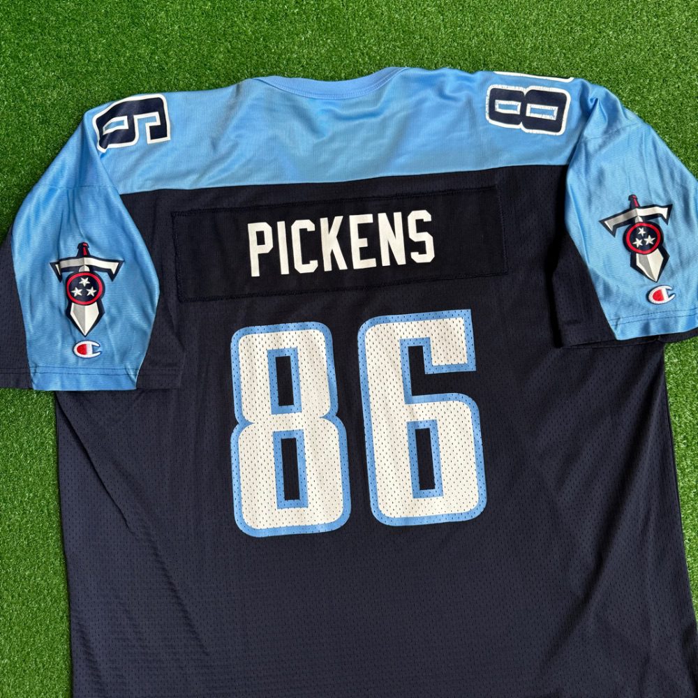 90's Carl Pickens Tennessee Titans Champion NFL Jersey Size 52 XXL