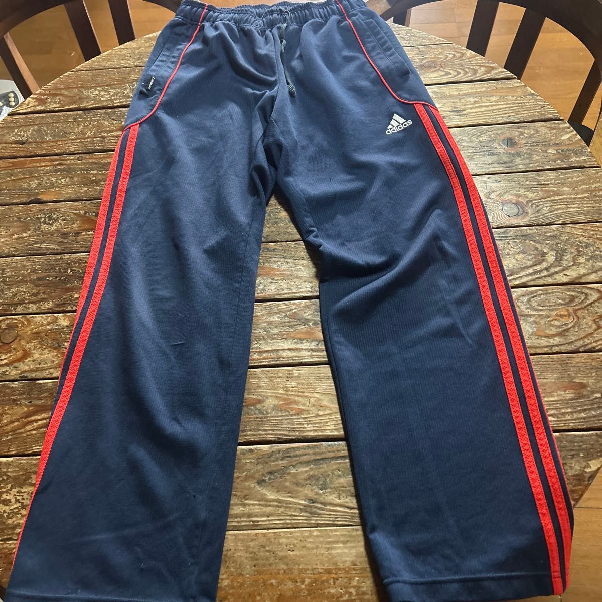 adidas アディダス ジャージ セットアップ 上下セットネイビー レッド3