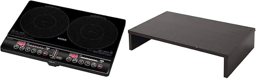 Amazon | 【セット買い】[山善] 2口 IHクッキングヒーター IH調理器