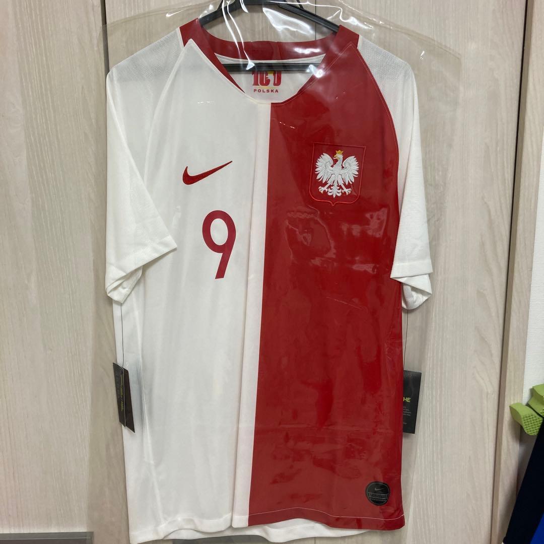 新品正規品ポーランド代表100周年ユニフォームLEWANDOWSKI 9番 Amazon.com: Mens Polska Robert Lewandowski #9 Replica World Cup