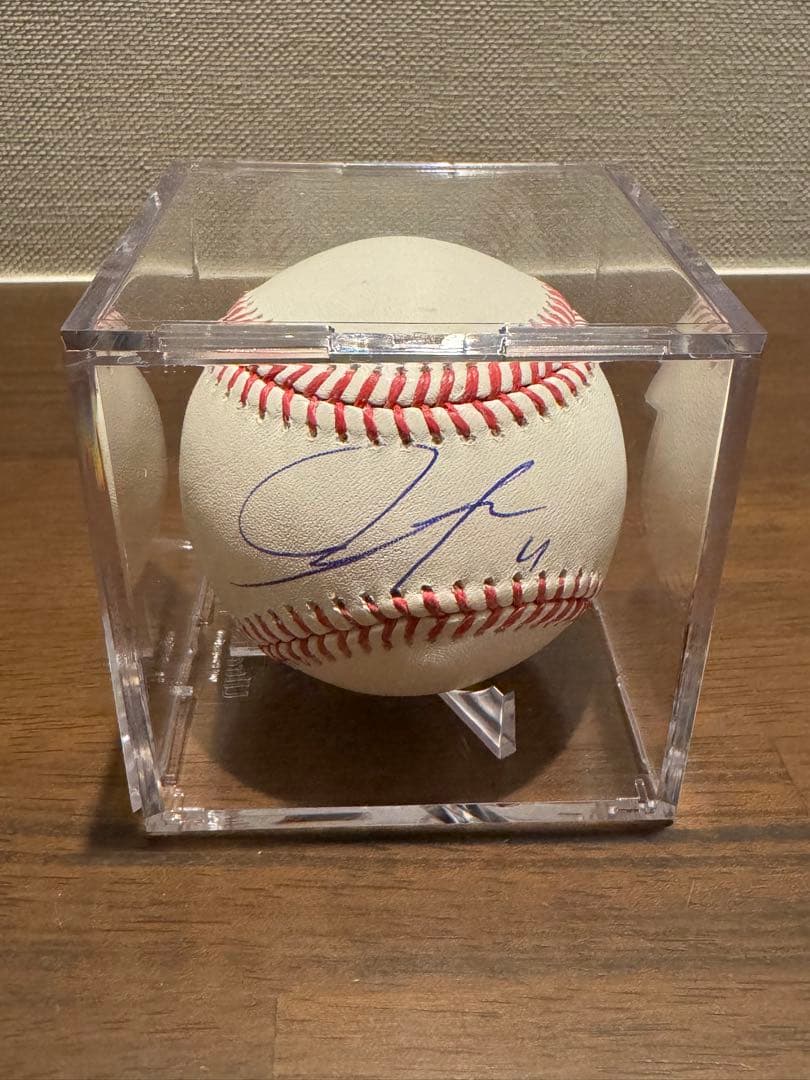 佐々木朗希　直筆サインボール　ルーキー　ケース付き 佐々木朗希 直筆サイン入りMLB公式試合球 ディスプレイケース入り