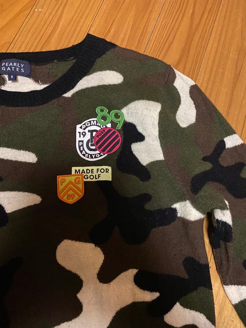 パーリーゲイツ 迷彩 ニット セーター 6 - メルカリ