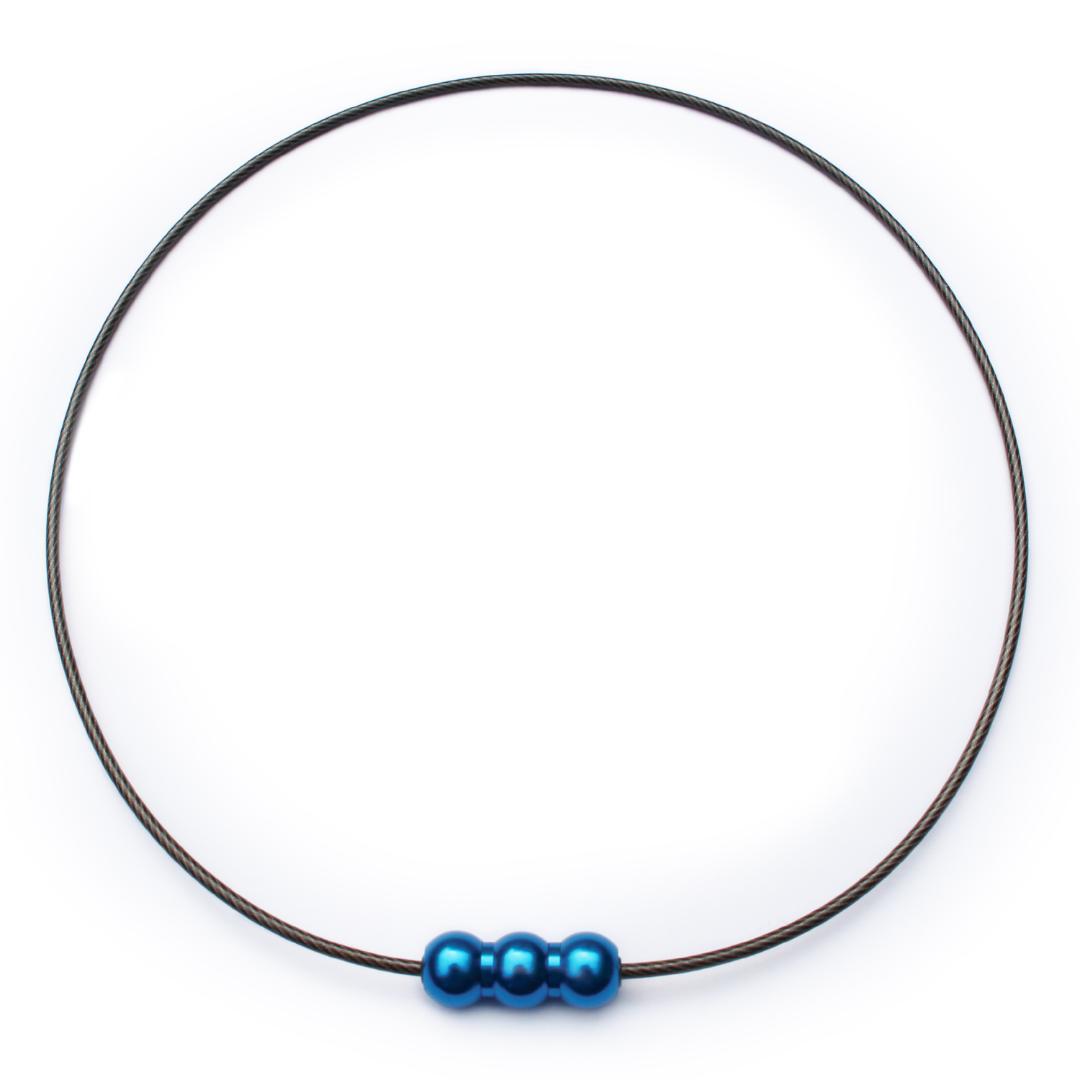 erg（エルグ）シナプスネックレスSPACY（グランブルー）４１ｃｍ エルグ erg シナプスネックレス SPACY バランスアップ メンズ